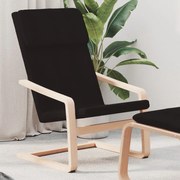 Sedia Relax Nera İn Tessuto /