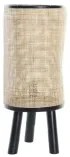 Lampada da tavolo DKD Home Decor Naturale Nero 220 V 50 W (25 x 25 x 59 cm)