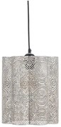 Lampadario 24 x 24 x 30,5 cm Metallo Argento