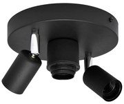 Faretto CENTRO 3xE27/15W/230V nero