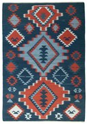 Kilim Tappeto persiano 240 x 170 Blu (Iran) Tessuto A Mano