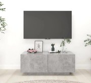 Mobile tv grigio cemento 100x35x40 cm in truciolato