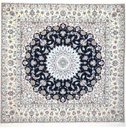 Nain Tappeto 170x170 (Iran) Annodato A Mano