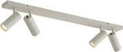 Faretto da soffitto moderno beige 4 luci regolabile - Renna