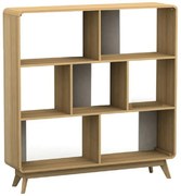 Libreria effetto rovere 122x126 cm Caitlin - Støraa