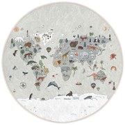 Tappeto da gioco per bambini lavabile ø150 cm Big World – Mila Home