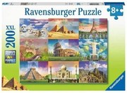 Puzzle Ravensburger 13290 XXL Monumentos del mundo 200 Pezzi