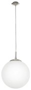 EGLO 85263 - Lampadario a sospensione con filo RONDO 1xE27/60W/230V diametro 30 cm bianco