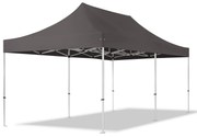 TOOLPORT 3x6m gazebo pieghevole PES, PROFESSIONAL alluminio, grigio scuro - (600226)