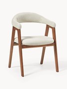 Sedia con braccioli con imbottitura Nik