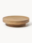 Tavolino rotondo XL in legno di mango Benno