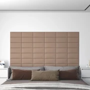 Pannelli Murali 12 Pz Cappuccino 30x15 Cm İn Similpelle 0,54 M² /