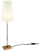 Lampada Da Scrivaniza Contemporanea Zaragoza Metallo Ottone 1 Luce Pvc