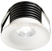 Gfa1080c- faretto da incasso antiabbaglio a led 3000k 230lm 3w d.4,...