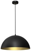 Lampadario su corda BETA 1xE27/60W/230V d. 45 cm nero