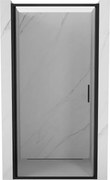 Mexen Exo porta doccia a battente 90 cm, trasparente, nero - 817-090-000-70-00