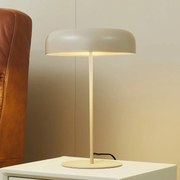 Lampada da tavolo Lindby Edion, beige, metallo, 45 cm