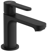 Rubinetto per lavabo a canna bassa getto aerato STAMIS S nero spazzolato opaco HANSGROHE H 13.6 cm