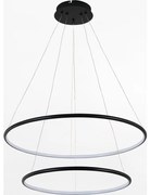 Zuma Line PL201004B-2BK - Lampadario LED a sospensione con filo MARSEILLE LED/40W/230V nero
