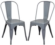 AGATHA - Set 2 sedie industrial