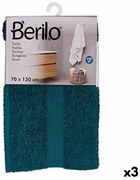 Telo da bagno Azzurro 70 x 130 cm (3 Unità)