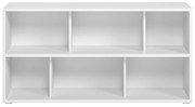 Libreria bassa legno bianco L140 cm EPURE