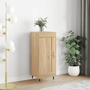 Credenza rovere sonoma 34,5x34x90 cm in legno multistrato