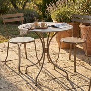 ROMANUS - tavolo da giardino rotondo in ferro