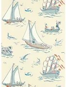 Sanderson Carta da parati Donald Nautical - Sea Salt