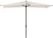Ombrellone palo centrale grigio 3x2 m Loompa
