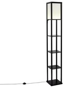 Lampada da terra design bianco e nero con LED integrati - Nea
