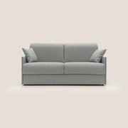 Evans Divano letto matrimoniale in tessuto impermeabile T13 grigio 149 cm (mat. 120x197)