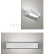 Aki applique a parete grande bianco opaco 2700k 3054lm 22w l.35,5cm