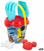 Set di giocattoli per il mare Mickey Mouse Ø 14 cm Plastica (24 Unità)