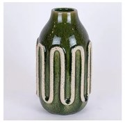 Vaso in ceramica 24x13 cm verde