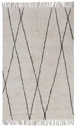 Tappeto Cotton Berber etnico in cotone beige, L 120 x L 60 cm