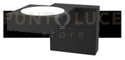 Up applique 1 luce nero 1183-a-ne