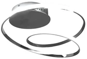 Plafoniera LED moderno Malena, argento Ø 45 cm