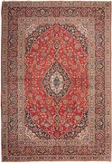Kashan Tappeto persiano 250 x 360 Rosso (Iran) Annodato A Mano