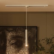 Arcchio Ejona, sospensione LED a binario bianco 4/40cm