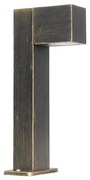 Lampada da esterno da terra industriale oro anticato 35 cm IP44 - Baleno