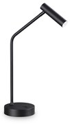 Lampada Da Tavolo Contemporanea Easy Metallo Nero Led Integrato 3,5W 3000K Ip20