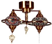 Plafoniera a soffitto YENI 1xE27/40W/230V bronzo