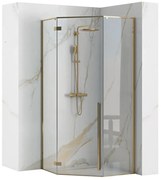 Cabina doccia DIAMOND GOLD  90x90