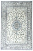 Nain Tappeto 310x200 Beige (Iran) Annodato A Mano