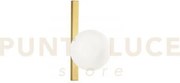 Applique a parete enoire oro 1 luce attacco e14 14x14x28cm diffusor...