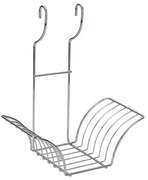 Supporto da appendere per coperchi in acciaio cromato Lonardo - Metaltex