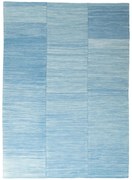 Kilim Tappeto 300x220 Blu (Iran) Tessuto A Mano