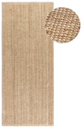 Passatoia di colore naturale in iuta 80x200 cm Bouclé – Hanse Home