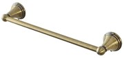 Porta asciugamani da muro 40 cm finitura bronzo kit di fissaggio incluso Iris